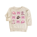 Boots Bows and Cowboy Hats Baby Sweatshirt, Cute Western Outfit for Girls