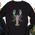 Mardi Gras Crawfish Long Sleeve Shirt, Crawfish Gift