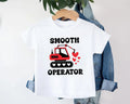 Construction Valentine Baby Shirt, First Valentines Day Outfit