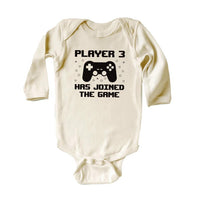 Player 3 Has Joined the Game Baby Sweatshirt, Newborn Gift