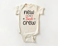 Personalized New to the Crew Baby Bodysuit, Baby Outfit for Boys or Girls