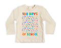 Dinosaurs 100 Days of School Toddler Shirt, Fun Dinosaur 100 Days Celebration Outfit