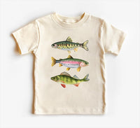 Trout Fishing Baby Bodysuit, Outdoor Kids Outfit