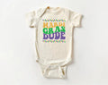 Mardi Gras Dude Baby Bodysuit, Boys Festive Toddler Outfit for Mardi Gras
