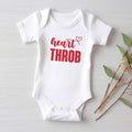 Heart Throb Baby Bodysuit, Cute Valentine Gift