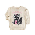 Cute But Feral Baby Sweatshirt, Cute Retro Outfit