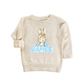 Personalized Boys Easter Baby Sweatshirt, Spring Outfit for Boys