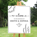 Wedding Welcome Sign, Personalized Wedding Sign, Welcome to the Wedding Sign