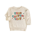 Custom Text Baby Sweatshirt, Baby Shower Gift