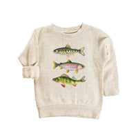 Trout Fishing Baby Bodysuit, Outdoor Kids Outfit