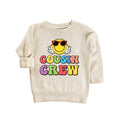 Cousin Crew Smiley Face Baby Sweatshirt, Cousin Beach Vacation Gift