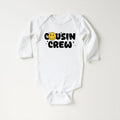 Cousin Crew Smiley Face Baby Bodysuit, Cute Matching Cousins Family Reunion Gift