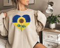 Sunflower Ukraine Sweatshirt, Ukraine Support Outfit