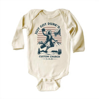 Just Got Dunked Funny Baptism Baby Bodysuit, Baby Shirt, Toddler Sweatshirt - Custom Christening Outfit