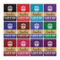 Personalized Graduation Senior Yard Sign 2025, Senior Grad Sign, Class of 2025, Custom Graduation 2025 Yard Sign with Metal H-Stake