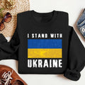 Stand With Ukraine Sweatshirt, Ukraine Support Outfit