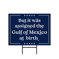 Gulf of Mexico Yard Sign - Resist Hate Lawn Sign, Anti-Trump Sign, Resist Racism, Resist Fascism Yard Sign with Metal H-Stake