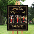 Personalized Graduation Welcome Sign, Custom Class of 2025 Party Sign with Photo, Graduation 2025 Decor, Congrats Grad Sign, Senior 25 Party
