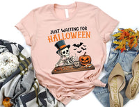Just Waiting for Halloween Short Sleeve T-Shirt