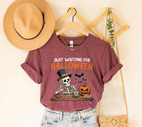 Just Waiting for Halloween Short Sleeve T-Shirt
