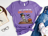 Just Waiting for Halloween Short Sleeve T-Shirt