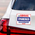 Abigail Spanberger For Virginia Governor 2025 Car Magnet - Vote Abigail Spanberger Vehicle Magnet, Governor Elections Magnet