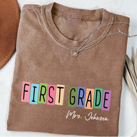 First Grade Teacher Short Sleeve T-Shirt