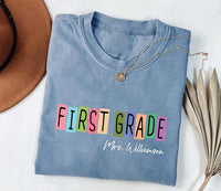 First Grade Teacher Short Sleeve T-Shirt