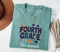 Outer Space Teacher Short Sleeve T-Shirt