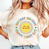 Happy First Day of School Short Sleeve T-Shirt