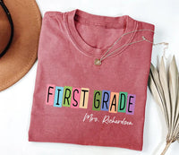 First Grade Teacher Short Sleeve T-Shirt