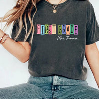 First Grade Teacher Short Sleeve T-Shirt