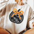 Black Lace Pumpkin Sweatshirt