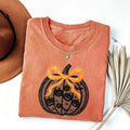 Black Lace Pumpkin Short Sleeve T-Shirt