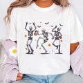 Dancing Skeleton Bow Short Sleeve T-Shirt