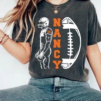 Personalized Football Shirt, Matching Football Player Shirt, Adult Youth Team Name Shirt