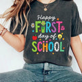 Happy First Day of School Short Sleeve T-Shirt