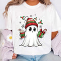 Ghost Santa Christmas Short Sleeve T-Shirt