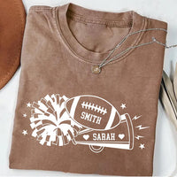 Custom Football Cheer Mom Shirt, Family Gameday Mom of Both Shirt