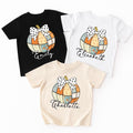 Personalized Fall Kids Name Shirt, Children Fall Name Shirt, Cute Toddler Girl Tee, Girly Fall Shirt, Autumn Clothing Shirt, Fall Gifts