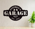 Custom Metal Garage Sign - Personalized Aluminum Name Plaque for Home & Garage Decor, Durable Outdoor Indoor Wall Art, Unique Gift Idea
