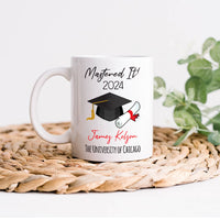 Personalized Graduation Mug, Graduation Gift, Custom Name, University Academics, Bachelor/Master/Degree Gift, Doctor, Nurse, Engineer Gift