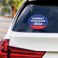 Kennedy Shanahan 2024 Sticker Vinyl Decal, RFK Jr 2024, Election 2024, Robert F Kennedy Jr For President 2024 Bumper Sticker, 6
