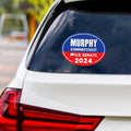 Chris Murphy for U.S. Senate Connecticut Sticker Vinyl Decal, Vote Chris Murphy US Senate Election 2024 Bumper Sticker Decal - 6