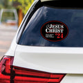 Jesus Christ 24 Only Jesus Can Save This Nation Sticker Vinyl Decal, Jesus 2024 Our Only Hope Bumper Sticker Decal - 6