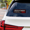 Jesus Christ 24 Only Jesus Can Save This Nation Sticker Vinyl Decal, Jesus 2024 Our Only Hope Bumper Sticker Decal - 10