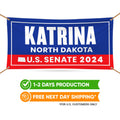 a banner with the name of the state of north dakota