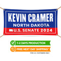 a banner with the name of the state of north dakota