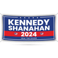 Kennedy Shanahan 2024 Banner Sign, 13 Oz RFK Jr. Election 2024 Banner, Robert F. Kennedy Jr. For President 2024 Banner With Metal Grommets