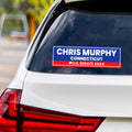 Chris Murphy for U.S. Senate Connecticut Sticker Vinyl Decal, Vote Chris Murphy US Senate Election 2024 Bumper Sticker Decal - 10
